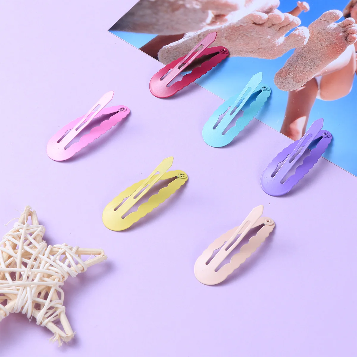 

60pcs Clip Durable Cloth Material Hair Clips for Baby Toddler Girl Kid Hairpin Accessories