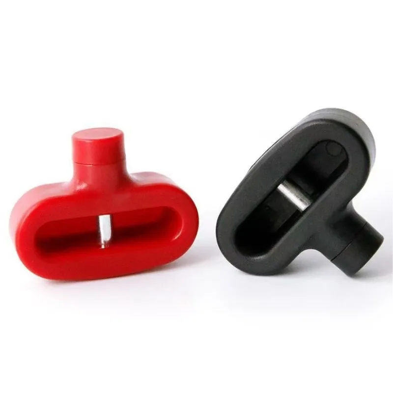 Picture 6: 50 Pieces Pegboard Hook Lock EAS Magnetic Peg Hook Stop Lock Security Hook Stoplock Tags 45mmx34mm