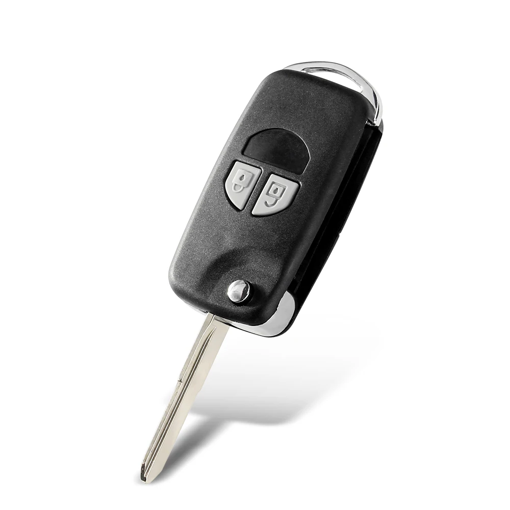 KEYYOU High Quality 2 BTN Modified Flip Folding Car Remote Key Case Shell for SUZUKI SWIFT SX4 ALTO VITARA IGNIS JIMNY Splash