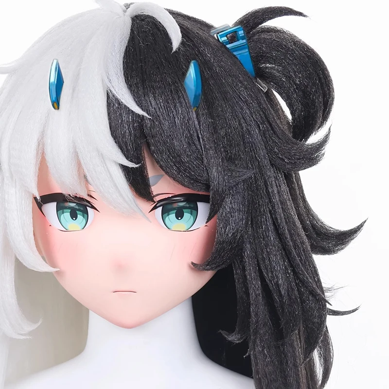 Anime Full headband lock Customize Full Crossdress Doll Female/Girl Cartoon Character Kig Cosplay Kigurumi Mask BJD