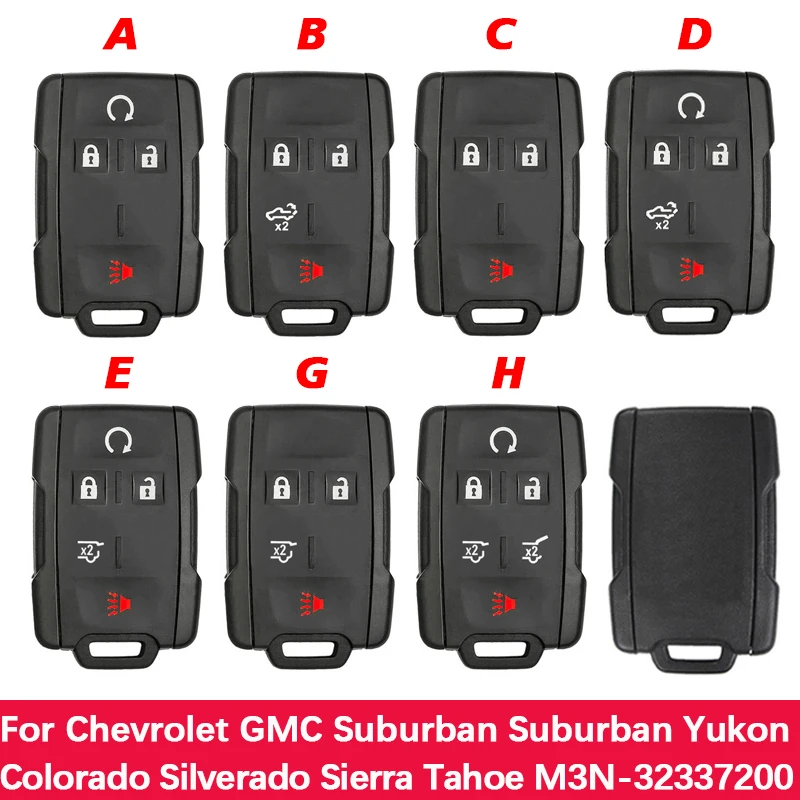 

CN 019029 Послепродажный удаленный ключ 434 МГц M3N- 32337200 Умный ключ для Chevrolet GMC Suburban Yukon Colorado Silverado Sierra Tahoe