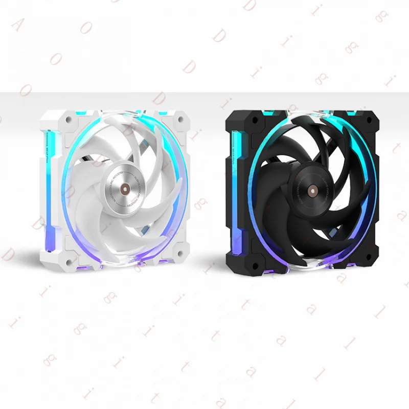 

W W ALSEYE W12PLUS Cooling Fan ARGB Light Synchronization PWM Intelligent Temperature Control Silent Fan