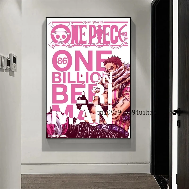 Japan Klassieke Anime One Piece Monkey D. Luffy Zoro Bestelgroep Foto Art Poster Canvas Schilderij Geschikt voor Slaapkamer Decoratie