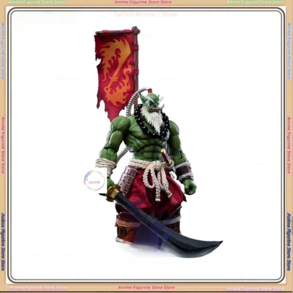 

HEROTOYS Orcs Swordsman Samuro 5th Wave Fireblade Clan Племенный воин Подвижная модель солдата Орнамент