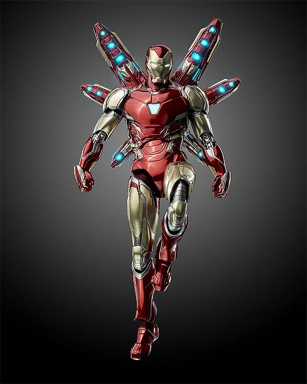100% Original Threezero Studio Infinity Saga DLX Iron Man Mark 85 อะนิเมะ Action Collection Figures ของเล่นของขวัญสต็อก