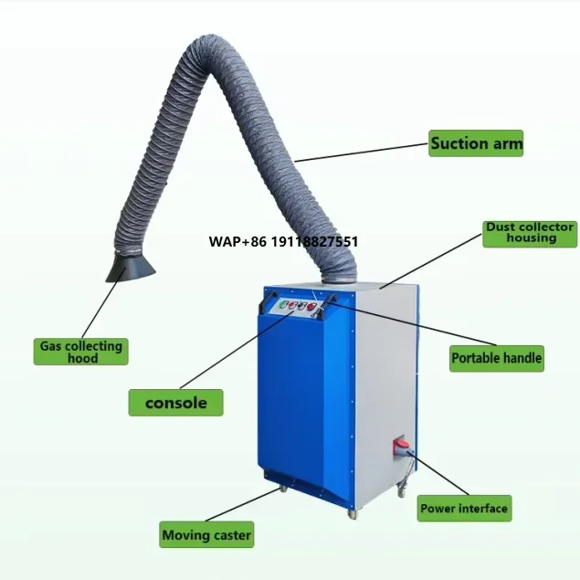 

Industrial Single-arm/double-arm Welding Fume Collector and Welding Fume Purifier