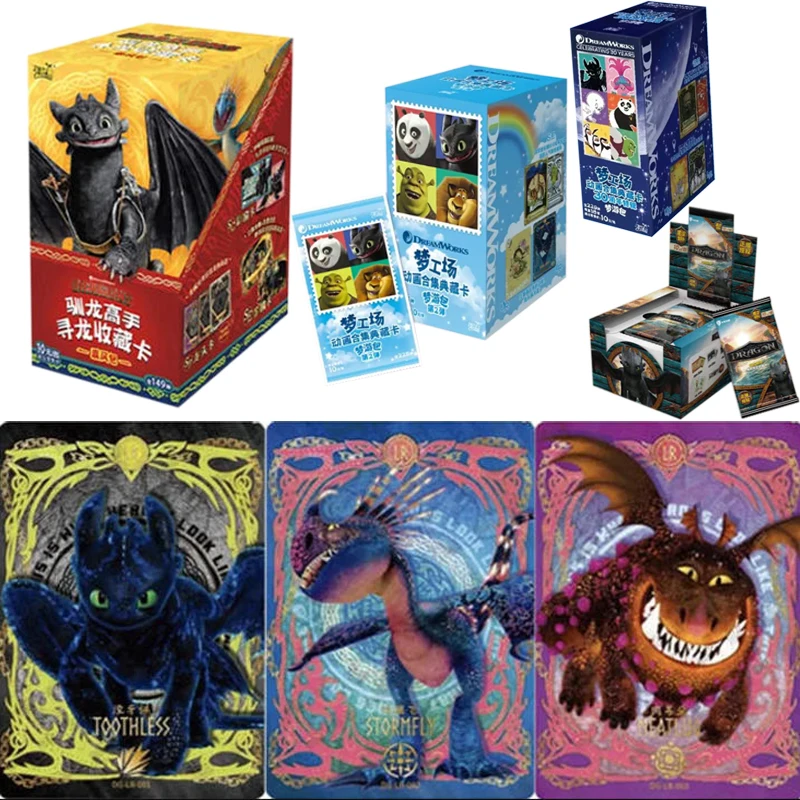 

KAYOU Genuine DreamWorks Card Sleepwalking Pack Кунг-фу Панда Золото Серебро SE Wanted Card Movie TV Аниме Коллекция Карты Игрушка в подарок