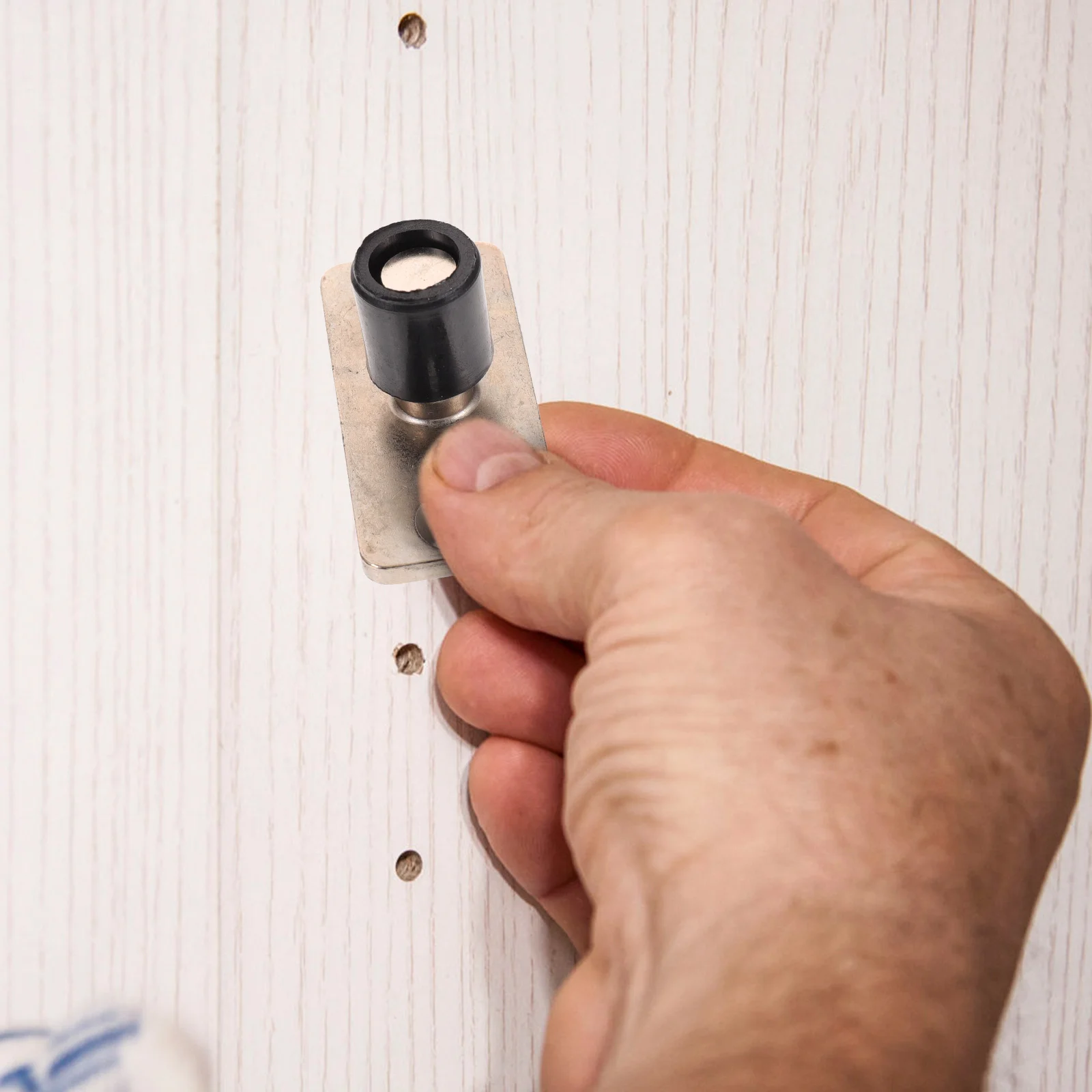 

2Pcs Barn Door Floor Guide Stainless Steel Sliding Door Bottom Guide Stopper Floor Mount Bearing Retainer Silent Stable