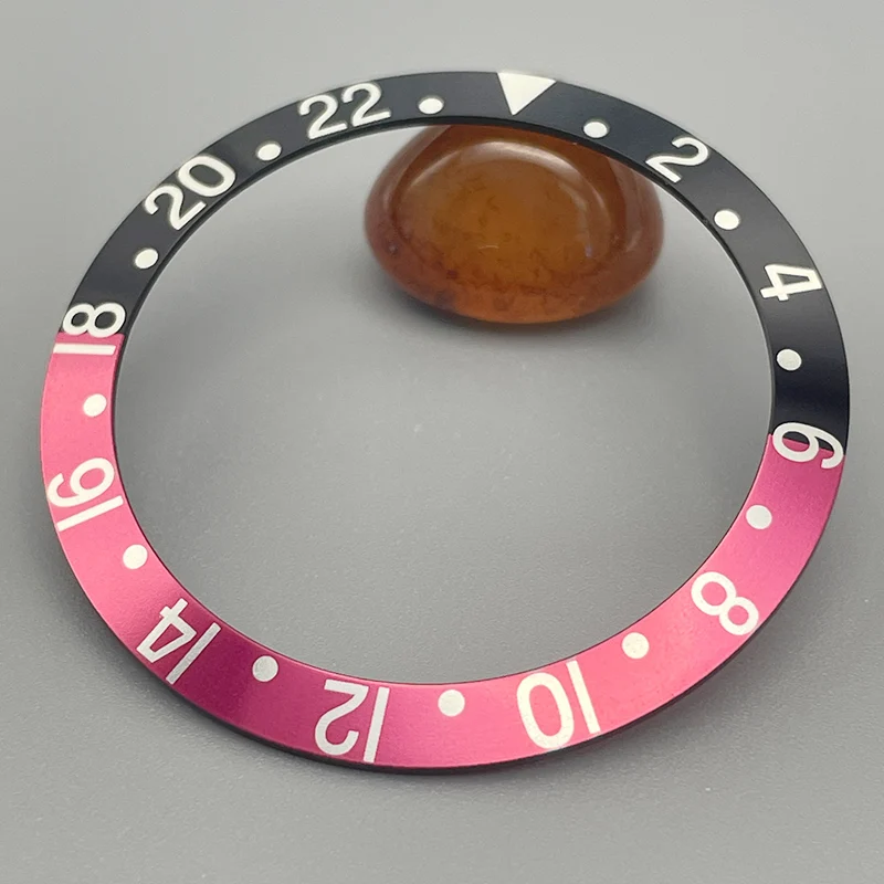 

Sloping 38mm*30.6mm Retro Aluminum Bezel Insert Ring Fit NH35 NH36 GMT and Diving watch Replace Watch Face Watch Bezel Inserts