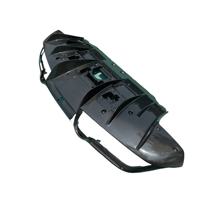 

Автомобильные аксессуары Novi Style Сухой углеродное волокно Задний диффузор для подбородка для Ferrari F8 Spider