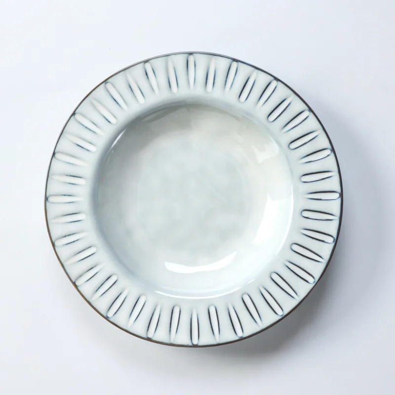 

Wholesale ceramic tableware sets Floral pattern plates and bowls Hotel family restaurant utensils Ceramic material