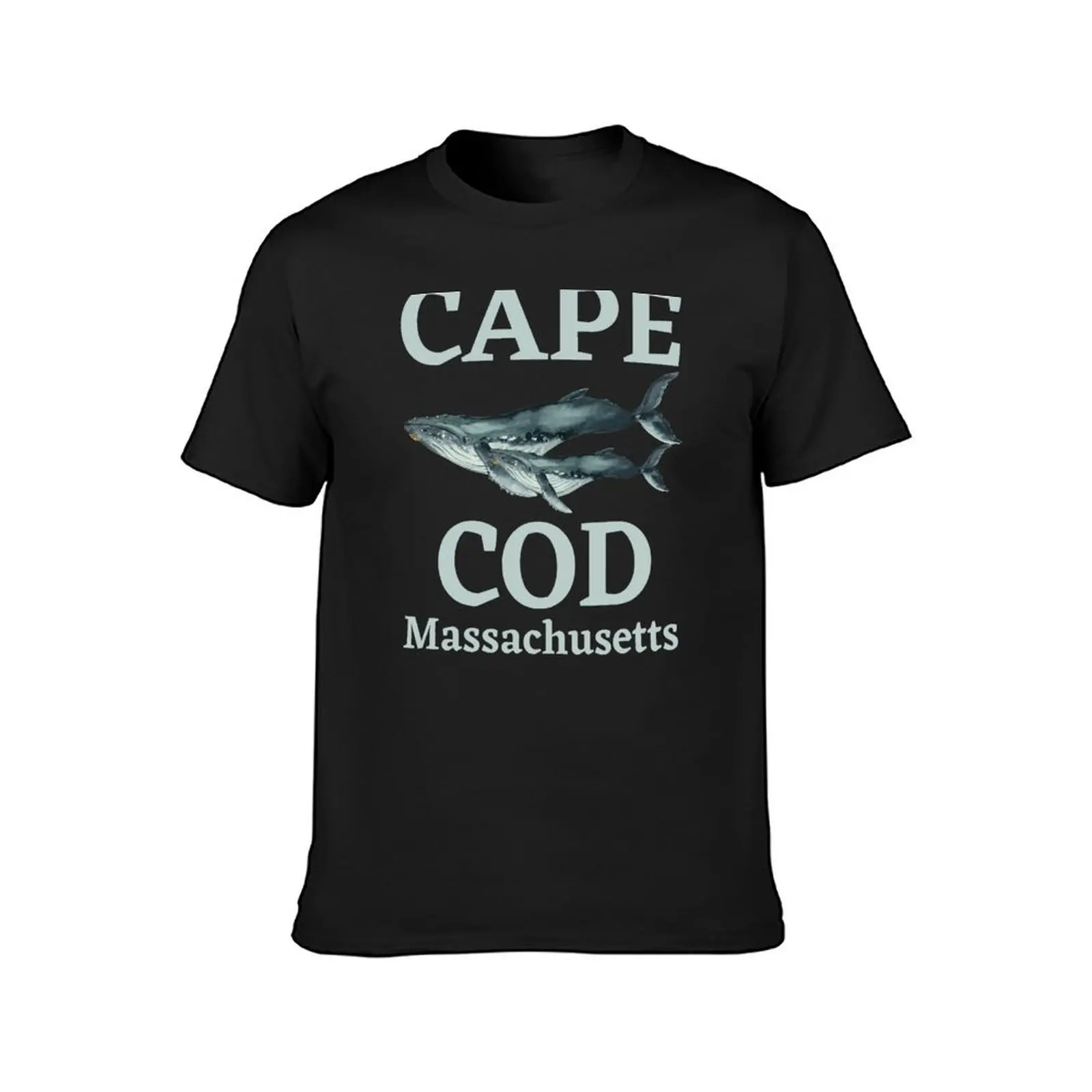 Cape Cod Humpback Whales T-Shirt plus size tops funnys Blouse men t shirts