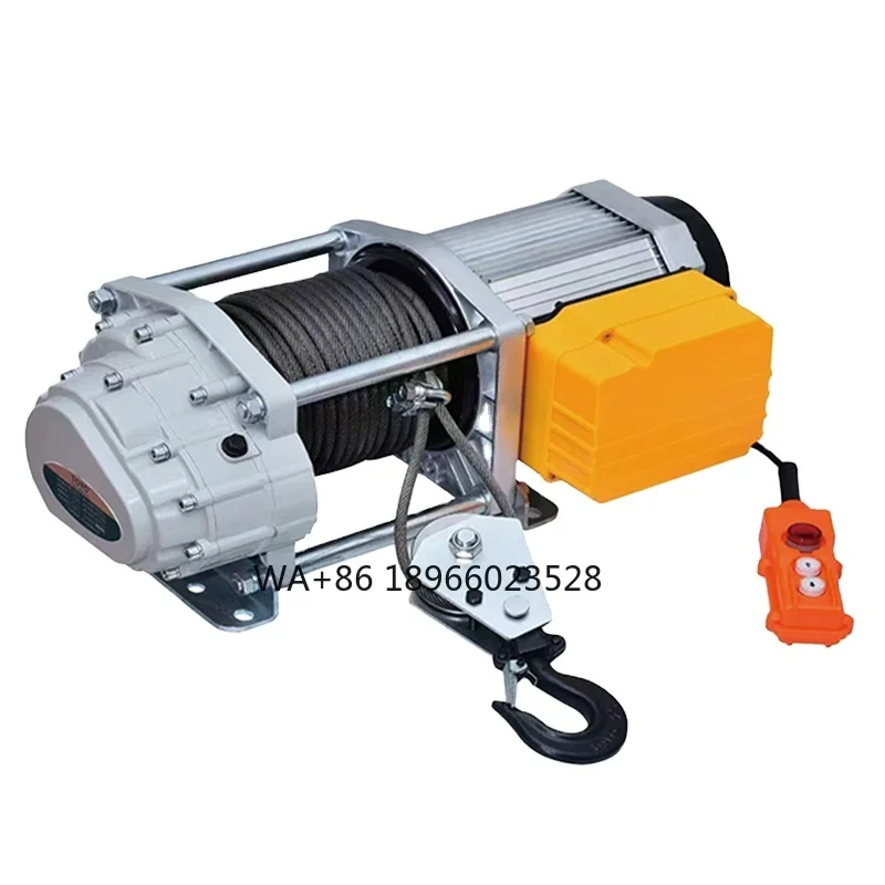 High Quality Mini Crane Kcd Electric Hoist Lifting Motor Winch 220V Small 300Kg 500Kg