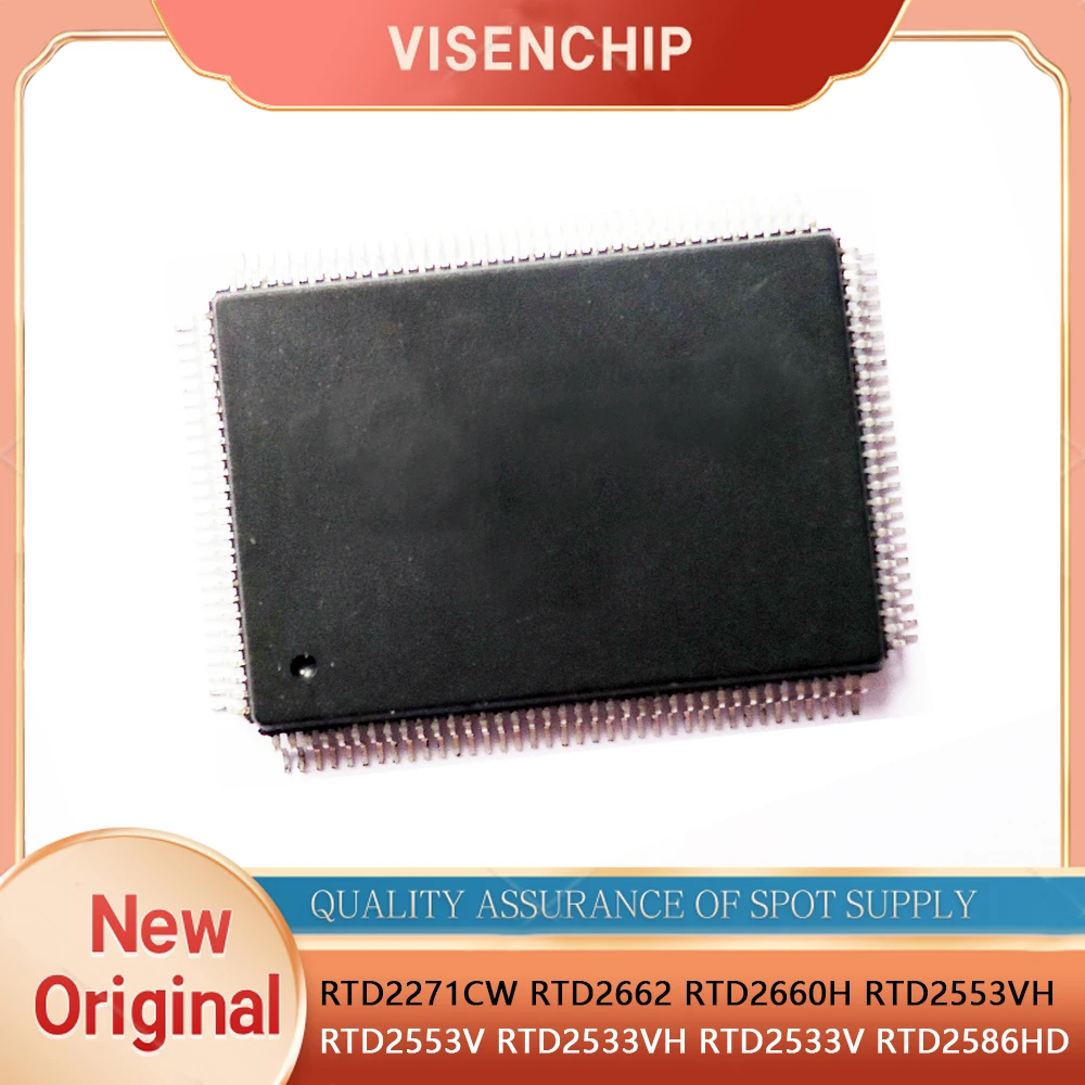 1piece New Original RTD2271CW RTD2662 RTD2660H RTD2553VH RTD2553V RTD2533VH RTD2533V RTD2586HD QFP-128