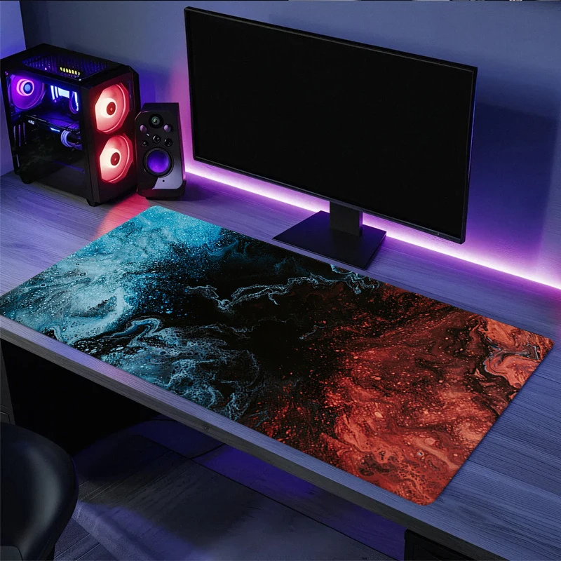 Ultra Large Cool Mouse Pad Computer Rug Office Game Table Mat XXL 90x40cm Rubber Anti-slip Gaming Keyboard Mousepads Desk Pads