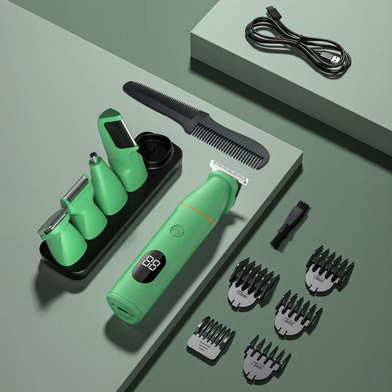 Waterproof Electric Shaver Resuxi LK-881A Home Men's Multifunctional Electric Hair Clipper Nose Hair Trimmer Set