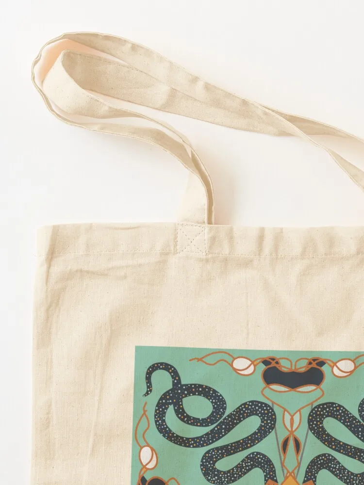 متسابق مرقط- (Drymobius margaritiferus) تكساس التهديد الزواحف حمل حقيبة أكياس الحلوى حقيبة قماش قنب حقيبة حمل مخصصة #3