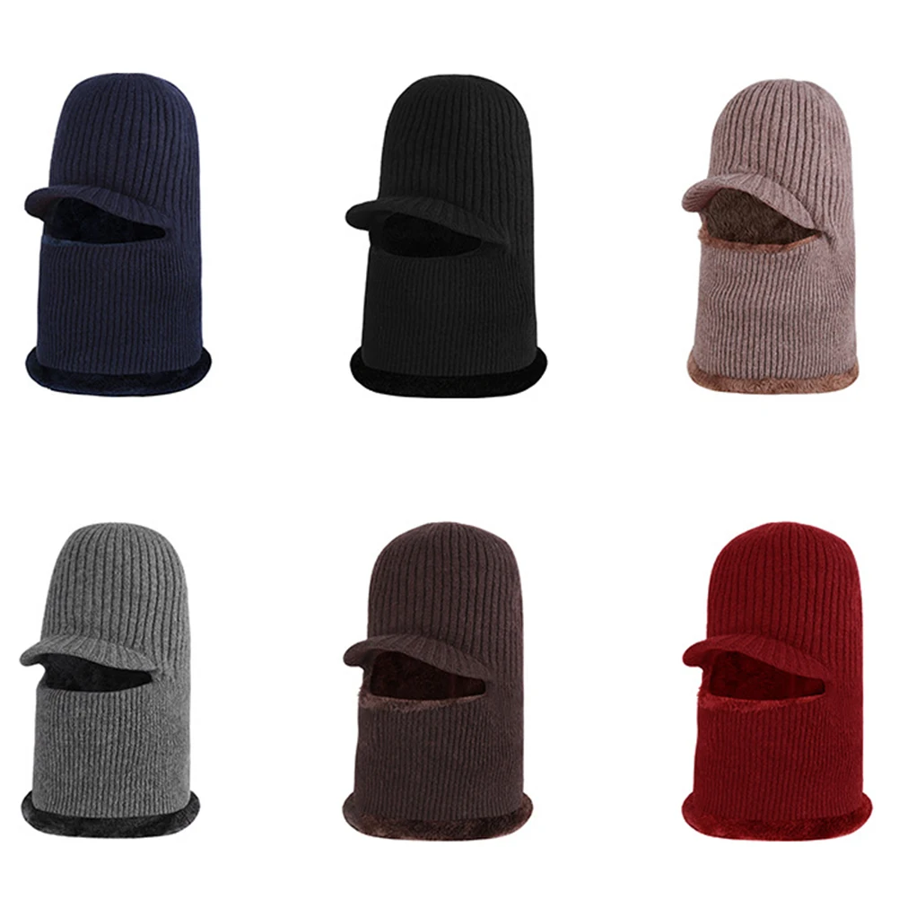 

knitted hat mask hat mask knitted hat windproof hat warm hat winter hat tuque hat
