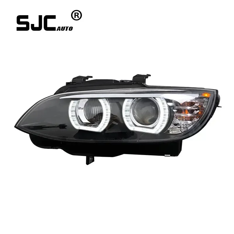 

Автомобильные фары SJC для 3-й серии E92 E93 06-12, фары, бифокальные линзы, фары «ангельский глаз» в сборе