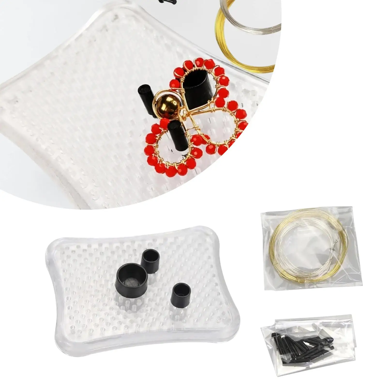 

Инструмент для обмотки проволоки своими руками, изготовление прыжковых колец, бусины, 19 колышков с металлической проволокой