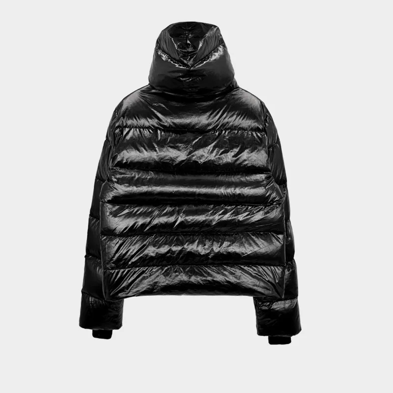 HKSH Autumn Winter New Women's Dark Tide Punk Y2K Down Jacket Fashion Techwear Zipper Chic Cotton Padded Coat Men's Top HK3097