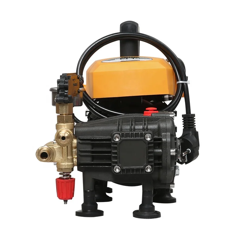 Sonlin 1800W 100 Bar 10L/min Giallo Pompa Acqua Ad Alta Pressione Portatile per Lavatrice Auto 220V 50Hz Pulitore Ad Alta Pressione