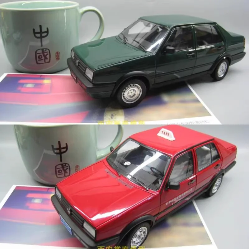 

Diecast 1/18 Scale VW JETTA Old Jetta Classic Square Lamp Sedan Alloy Car Model Collectible Toy Gift Souvenir Display Ornament