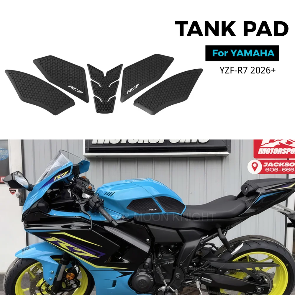 2026 NEU Für YAMAHA YZF R7 YZF-R7 YZFR7 Motorrad Tank Traction Pad Anti-Rutsch-Aufkleber Gas-Kniegriff-Schutz