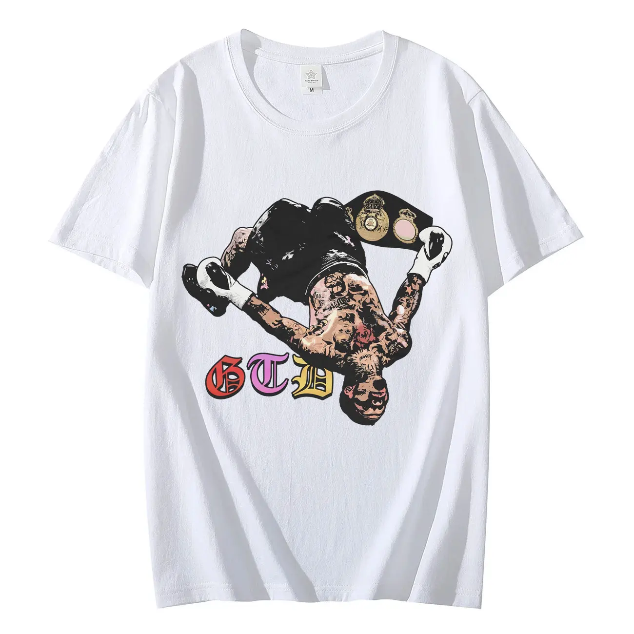 

Tank Gervonta Davis Boxing Champion Graphic T Shirt Fashion Vintage Short Sleeve T-shirt Harajuku Y2k Oversized T-shirts Unisex