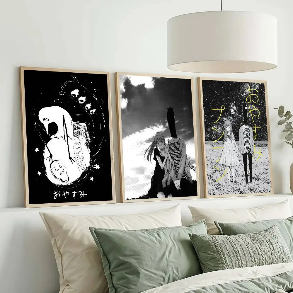Cartoon Goodnight Punpun Posters Dormitory Decorations Bedroom And Living Room Wall Murals Souvenirs