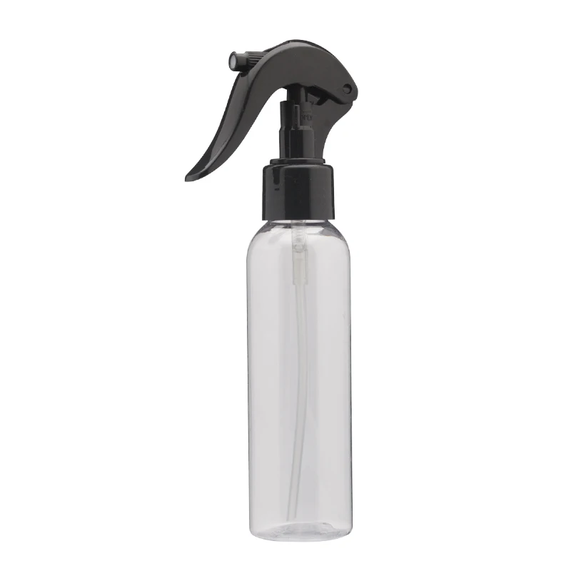 4oz 8oz 150ml 200ml 250ml 300ml 500ml 120ml empty round Plastic Bottles, clear PET bottle with white/black trigger sprayers