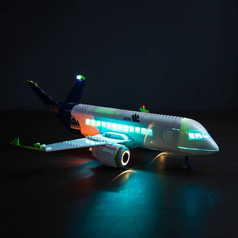 Lazishi LED light 60367 set suitable for Passenger Airplane building blocks (only including lighting accessories)