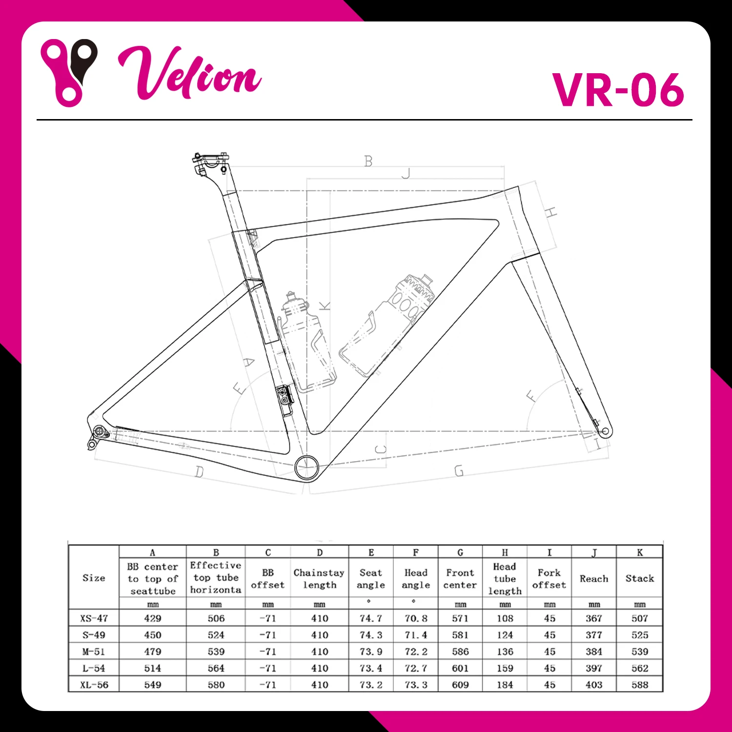 

Full Hidden Carbon Fiber Frame Carbon road frame Road Bike Carbon Bicycle Frame Disc Brake Aerodynamic T47 Supports DIY Colour