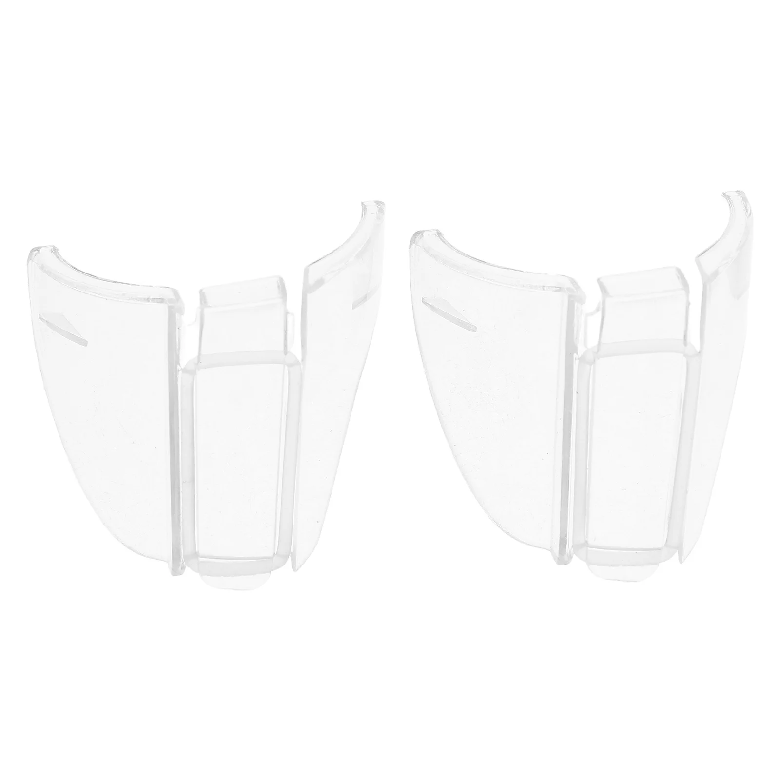 قطعتان من الدروع الجانبية المرنة الواضحة للنظارات، حماية العين، خفيفة الوزن، مناسبة تمامًا، واقيات مقاومة للغبار متوافقة مع