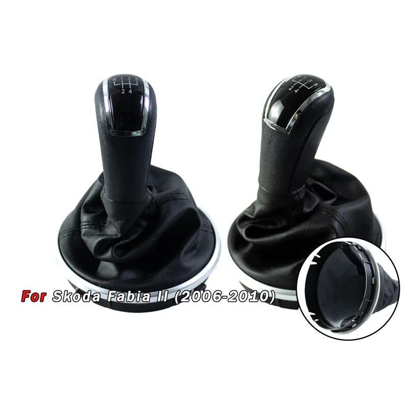 For Skoda Fabia MK2 2007-2014 manual transmission gear lever handle shift knob gear head