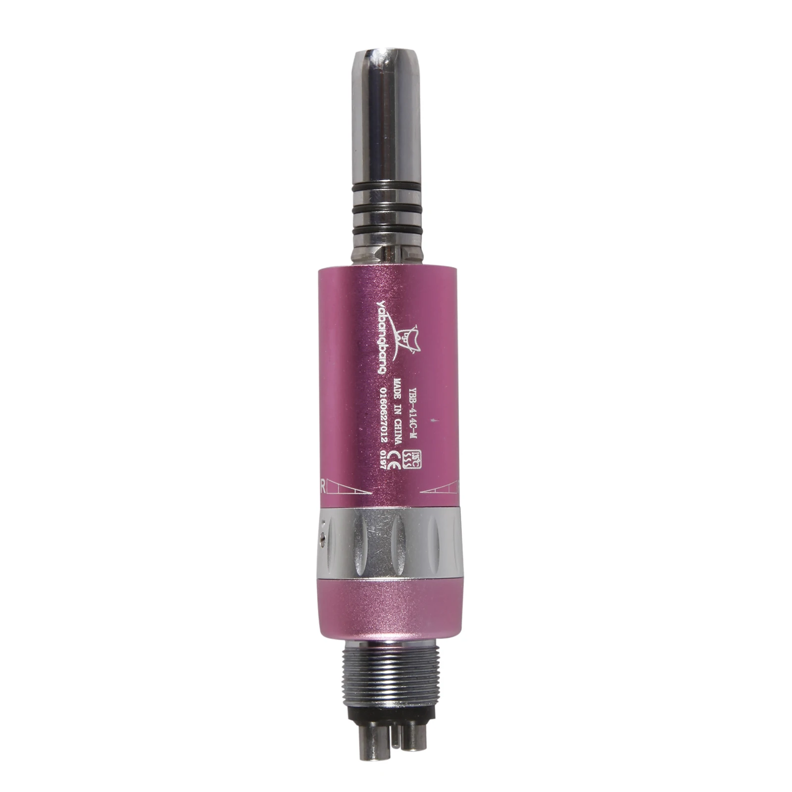 Dental Slow Low Speed Air Motor Handpiece 4H Connector Inner Water Air Motor YH4(pink)