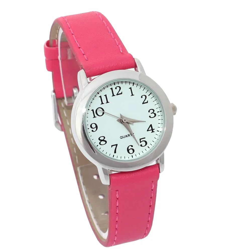 ساعة جديدة للنساء موضة عادية حزام جلد ساعات بسيطة للسيدات كوارتز ساعة فستان ساعات المعصم Reloj Mujer Girls Wach