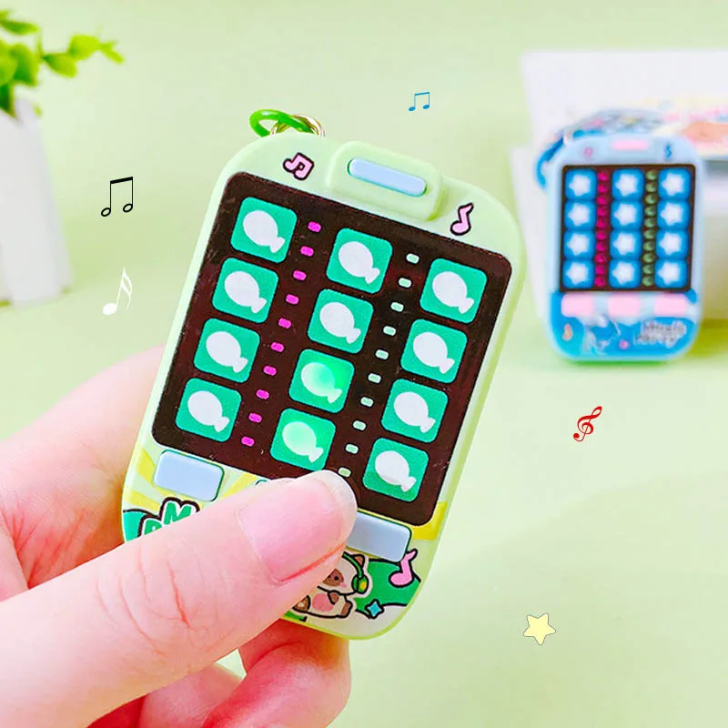 Children Electronic Game Machine Toy Cartoon Animal Dancing Machine Keychain Pendant Fun Stress Relief Electronic Dancing Toy