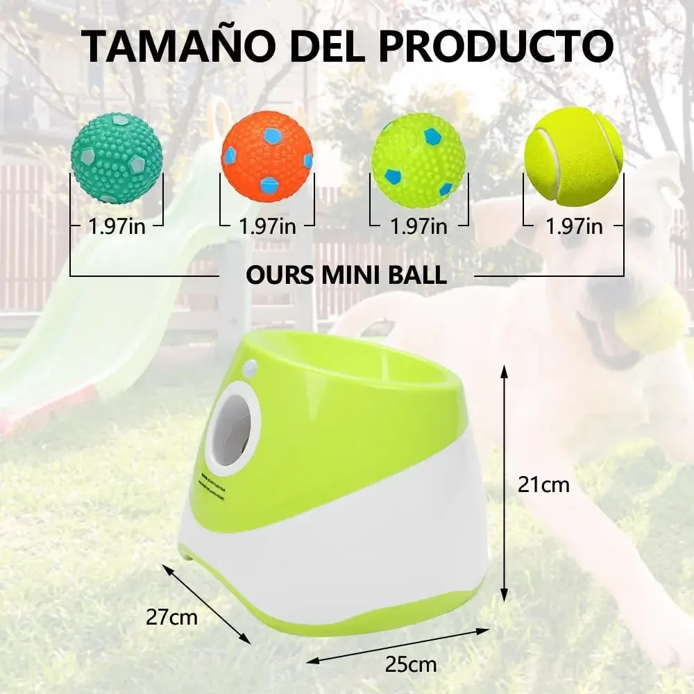 Dog Launcher Automatic Dogs Chase Toy Tennis Throwing Pinball Machine Fun Interactive Throw Rechargable Catapult USB Charging