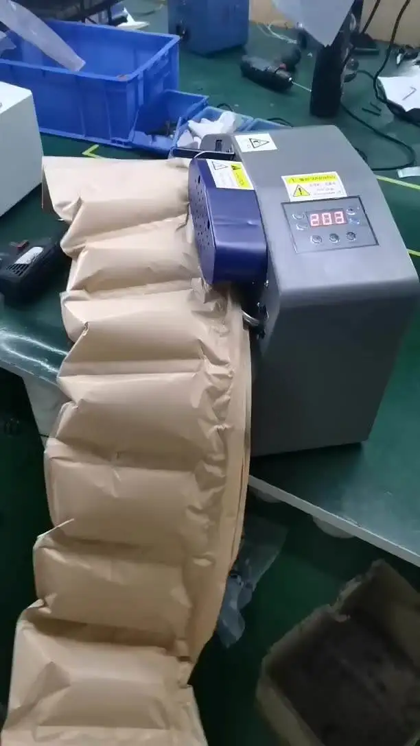 Kraft Paper air Packaging Cushion Pillow Bubble Roll Film Bag Luftpolster