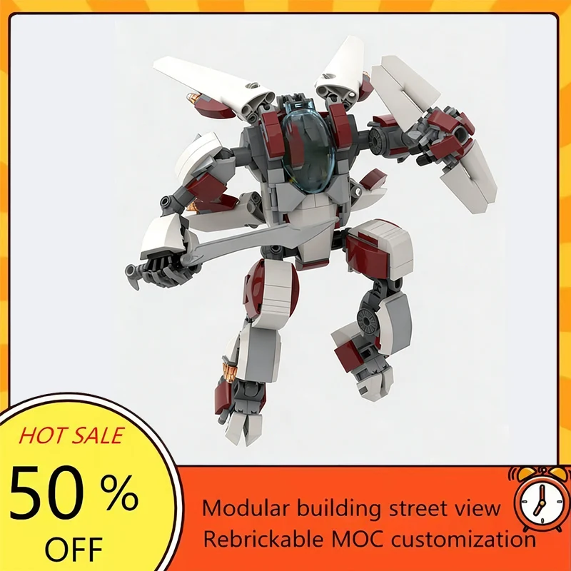 

384PCS Popular Space War Movie Model MOC Building Bricks Battle Mech Modular Technology Gifts Holiday Assemble Children Toy Suit