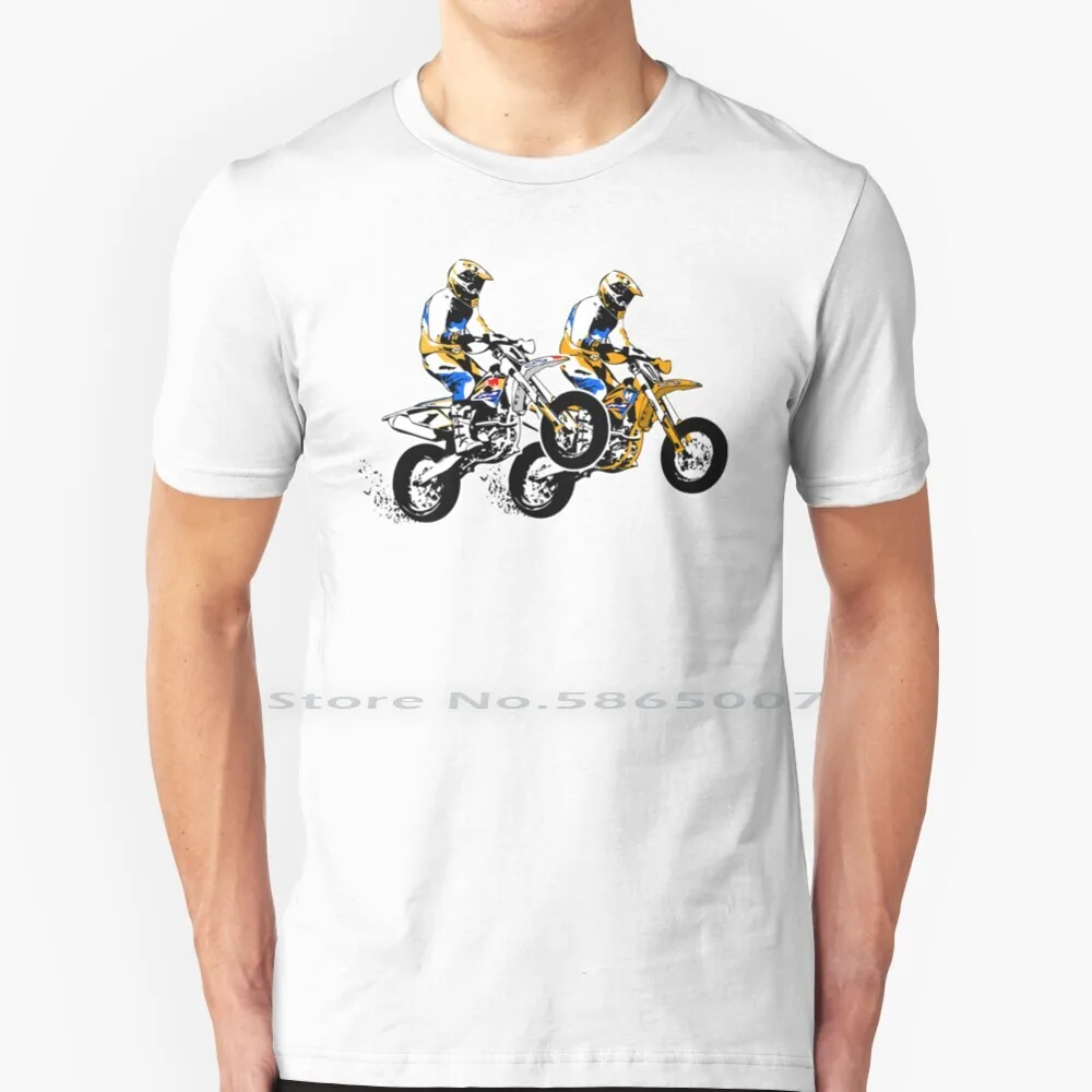 Supermoto-Trial-Motorcycle T Shirt Cotton 6XL Trial Racing Motorcycle Motorsport Racer Motorbike Biker Gasgas Vertigo Montesa