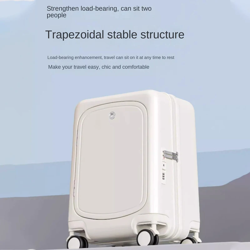 High Quality Frame Business Luggage Multifunctional Front Openings Suitcase TSA lock Trolley Case 26/20 inch Boarding Box