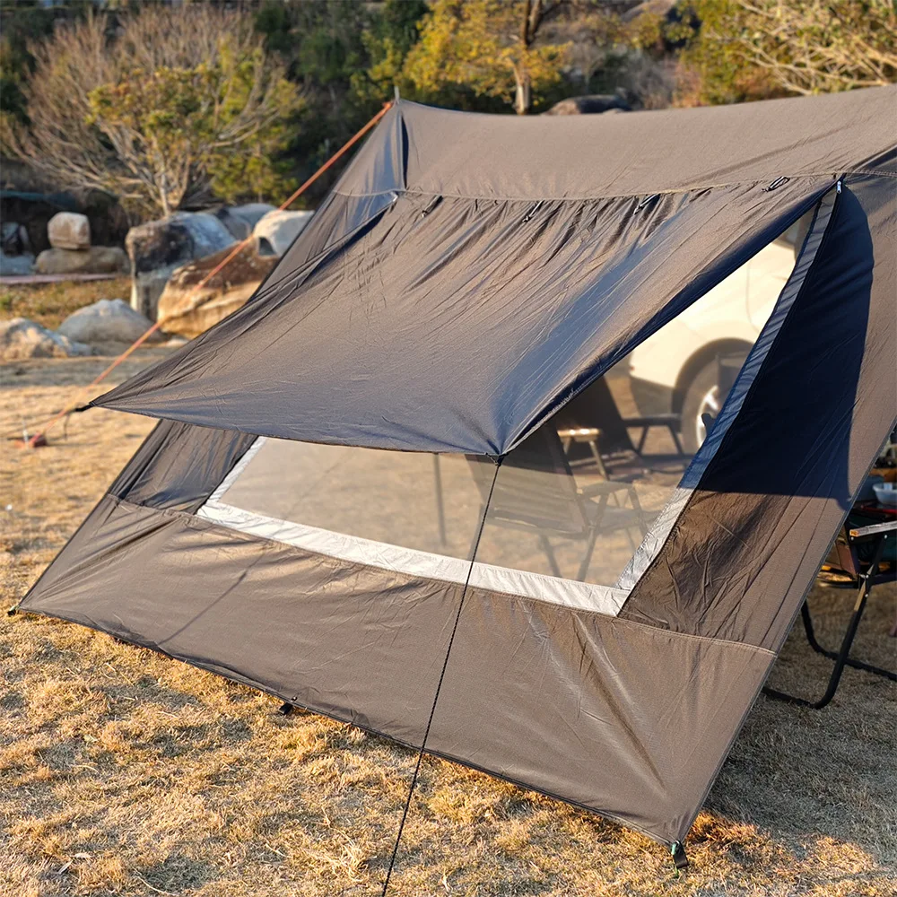 

Factory Direct Sale Polyester Waterproof Travel Side Tent Screen Sunshade Outdoor Camping Awning Car Tail Canopy Tent