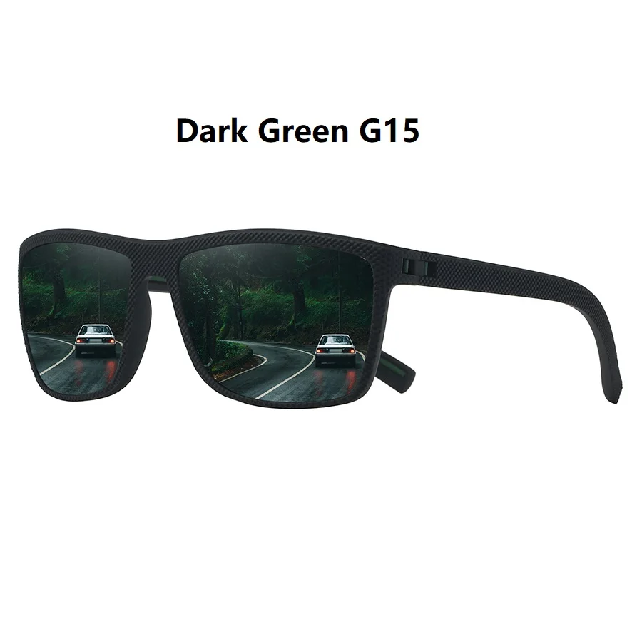 Vintage Quadratische Sonnenbrille Modische Trendige Bunte Fahr- und Bergsteiger-Brille Laufbrille mit Augenschutz – Detail 7