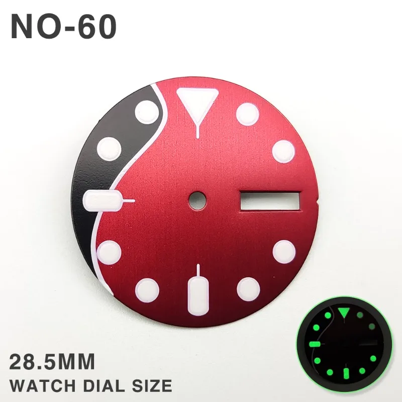 ملحقات معدلة مقاس 29 مم لساعة Seiko المضيئة بمينا NH36، مناسبة حرفيًا لحركة NH36/4R