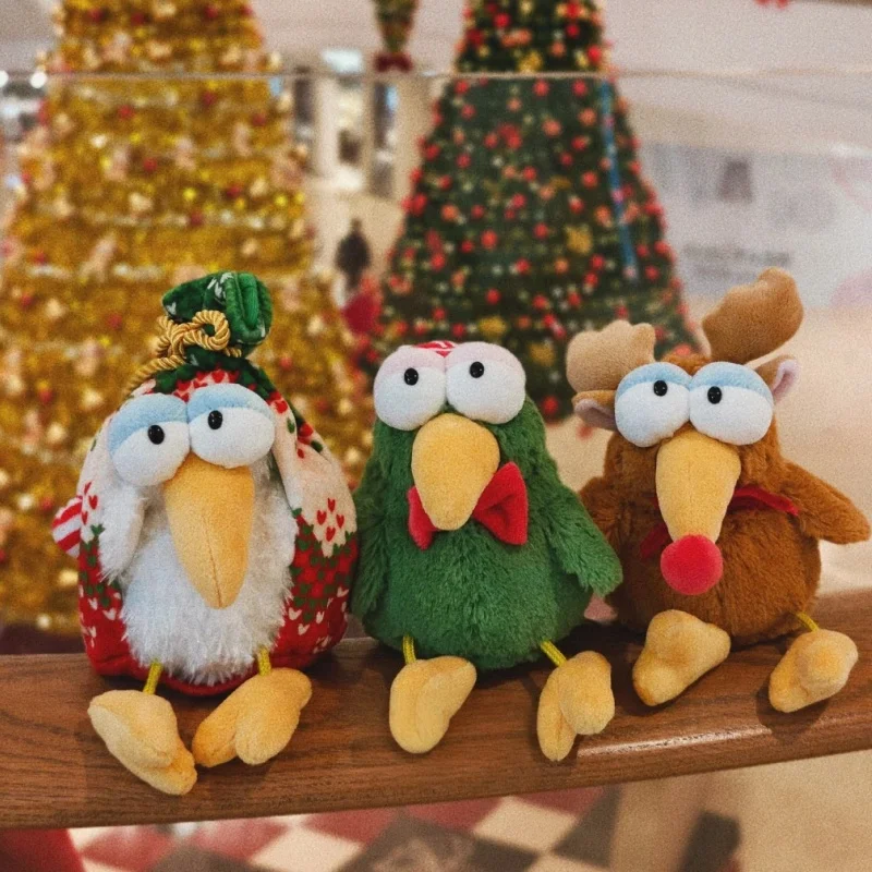 In Stock Nici Christmas Limited Edition Elk Lucky Bag Cute Plush Lulala Bird Vocal Toy Figurine Christmas And New Year Gift