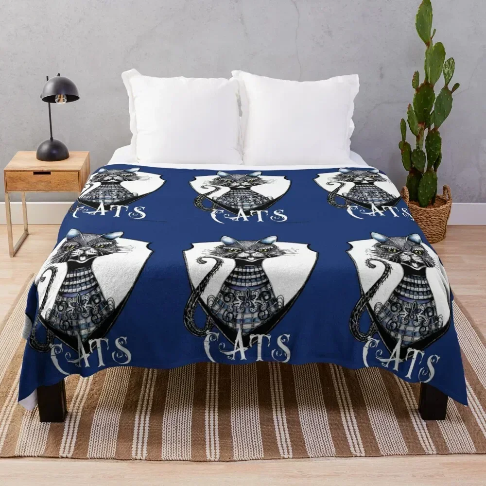 

A cat named Geelong Throw Blanket Color Fast Cozy Throw Blanket