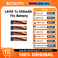 BETAFPV  LAVA 1S 550mAh 75C Battery (4PCS) for Meteor75  Cetus Pro Cetus X FPV
