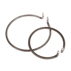 1pc Round Electric Wok Heating Pot Tube With Iron Anti-rust Heater Accessories Pipe 500/800W Circle Accept Dry Burning